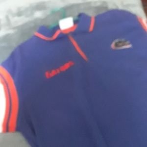 men's Florida Gators blue and orange polo